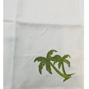 Pottery Barn Hawiian Palm Tree's Cocktail Cotton Napkins 10" X10"
